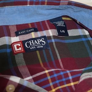 Chaps Shirts - Men's Chaps button down, easy care, Large Chaps Shirts - Men's Chaps button down, easy care, Large